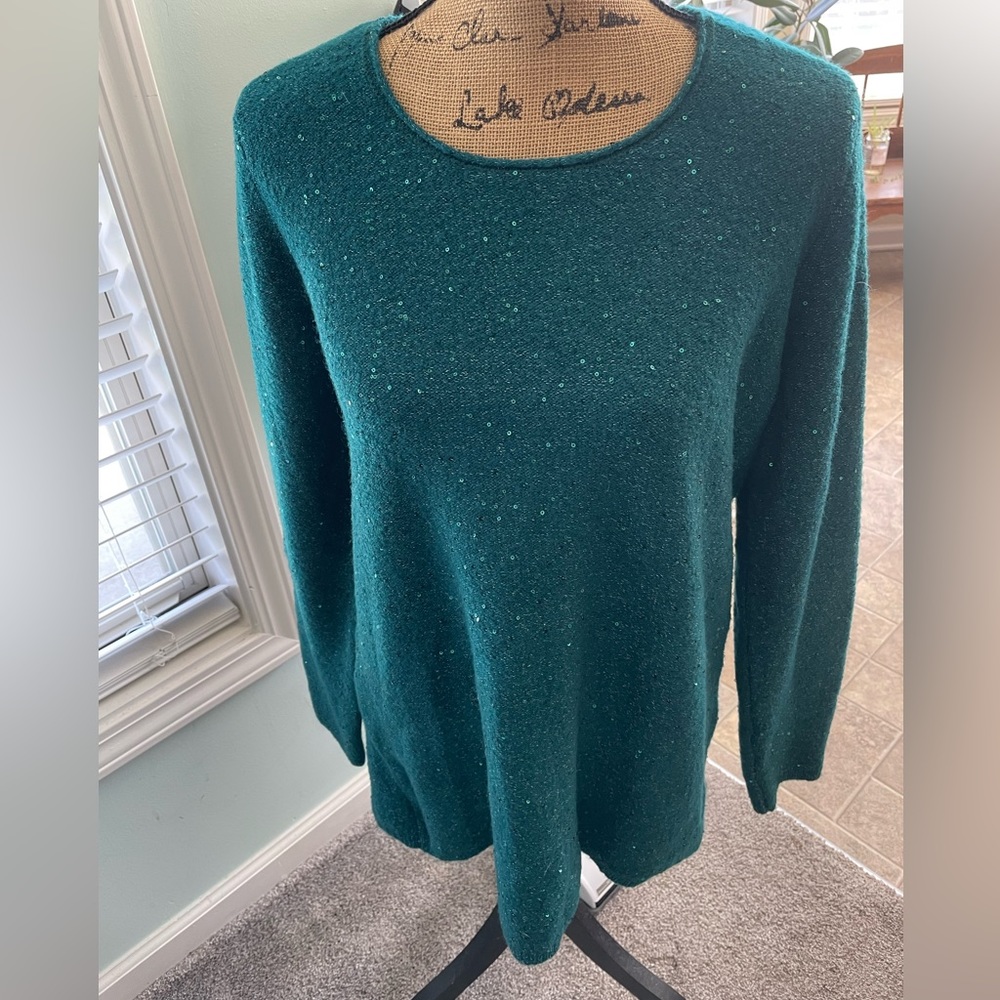 Apt. 9 Dark Teal Sweater Large NWT